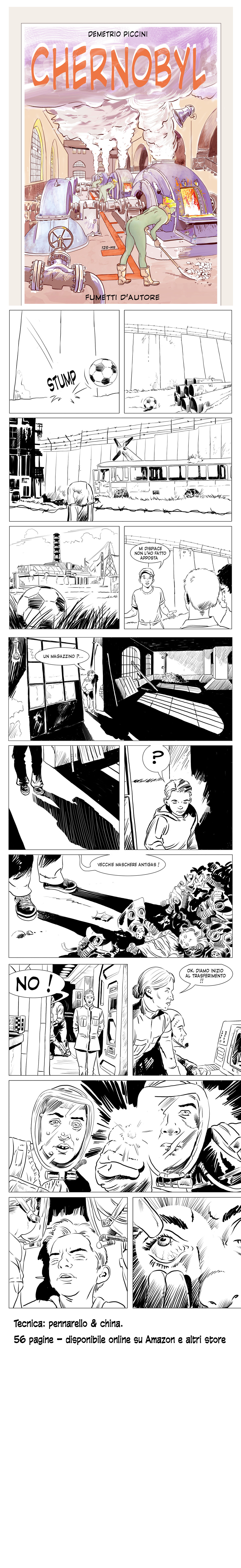Chernobyl - fumetto di Demetrio Piccini