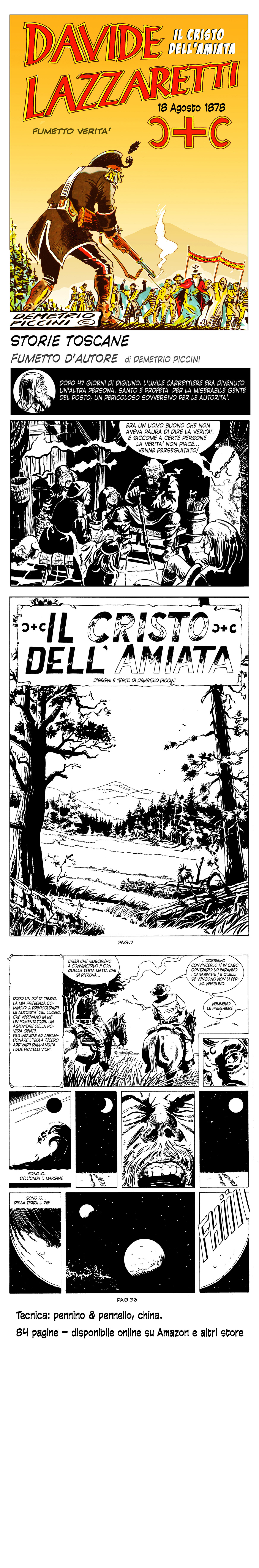 Davide Lazzaretti - fumetto storico di Demetrio Piccini